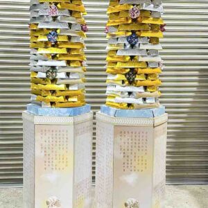 巨無霸金磚蓮花塔-1對2個保證免運(中北部限定款)