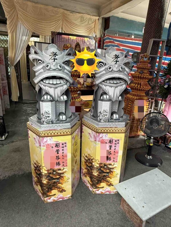 雙獅蓮花寶塔-1對2個保證免運(中北部限定款)：圖片 2