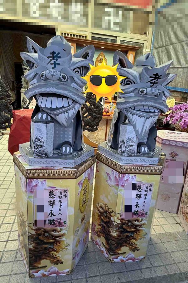 雙獅蓮花寶塔-1對2個保證免運(中北部限定款)：圖片 3