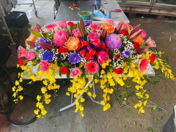 桌上型－祝賀花籃、開幕花籃、神明祝壽花籃：圖片 8