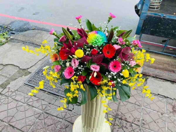 桌上型－祝賀花籃、開幕花籃、神明祝壽花籃：圖片 5