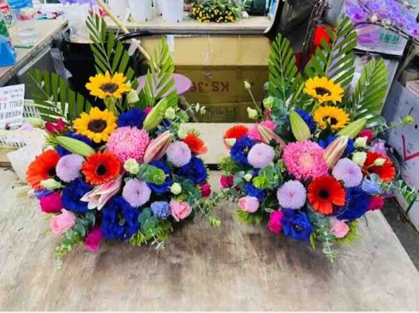 桌上型－祝賀花籃、開幕花籃、神明祝壽花籃：圖片 4