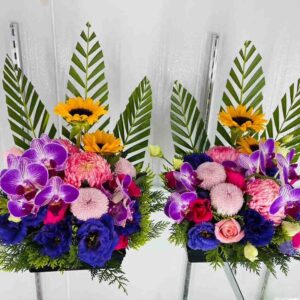 桌上型－祝賀花籃、開幕花籃、神明祝壽花籃